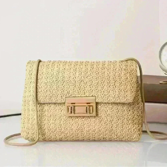 Handbags - Trendy Woven Crossbody Shoulder Bag